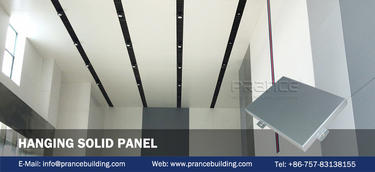 Aluminum Hanging Solid Panels