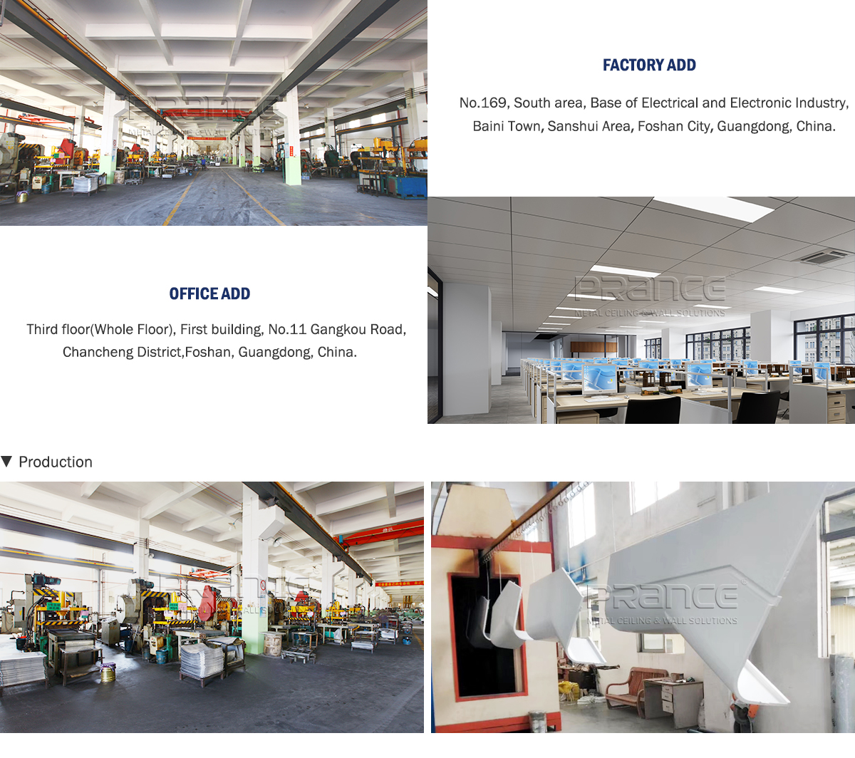 Prance Metal Ceiling Manufacturer