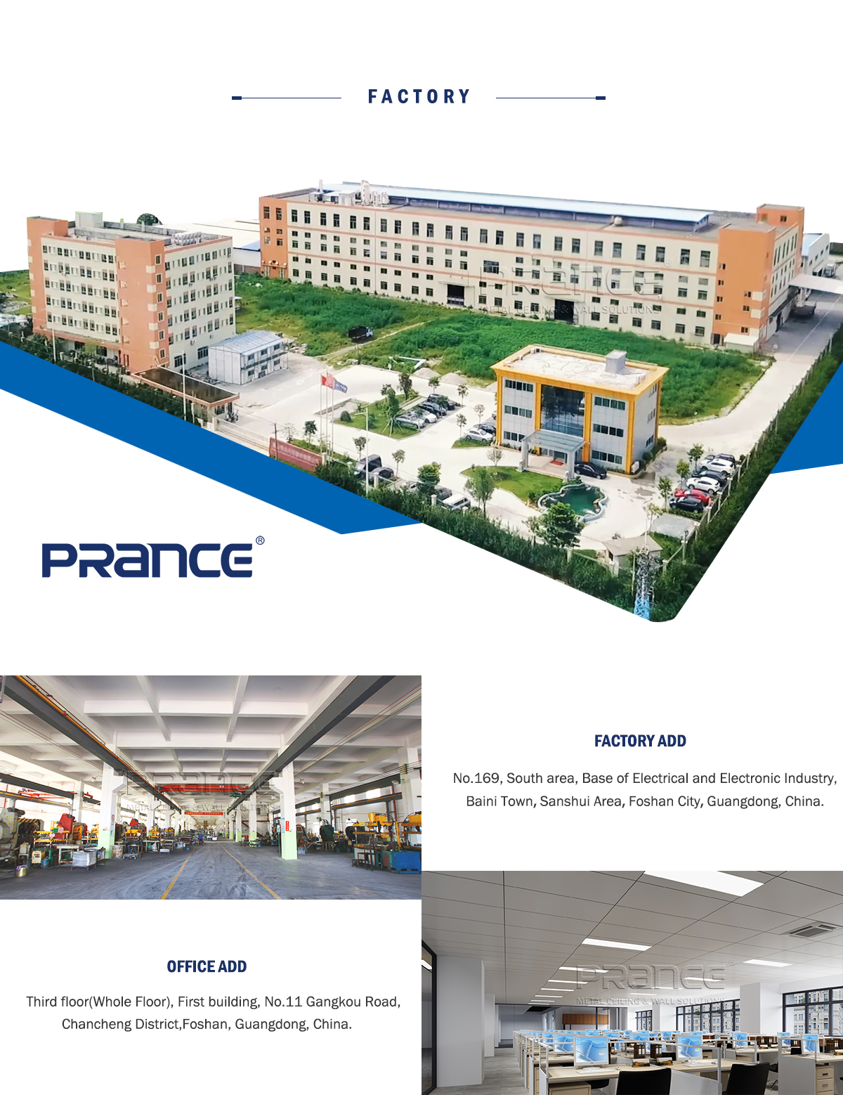 metal ceiling and wall solution