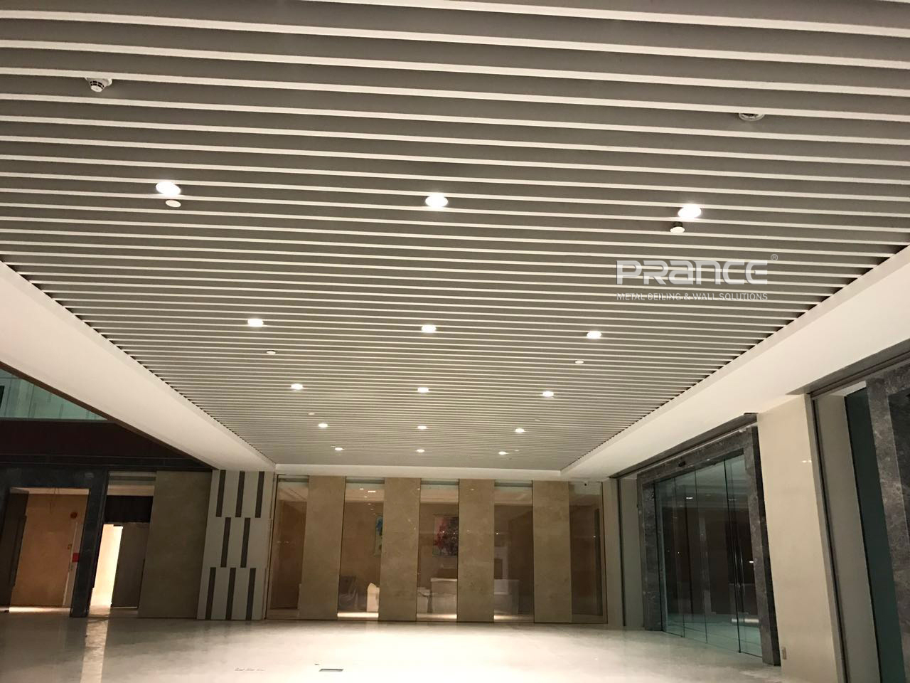baffled ceiling