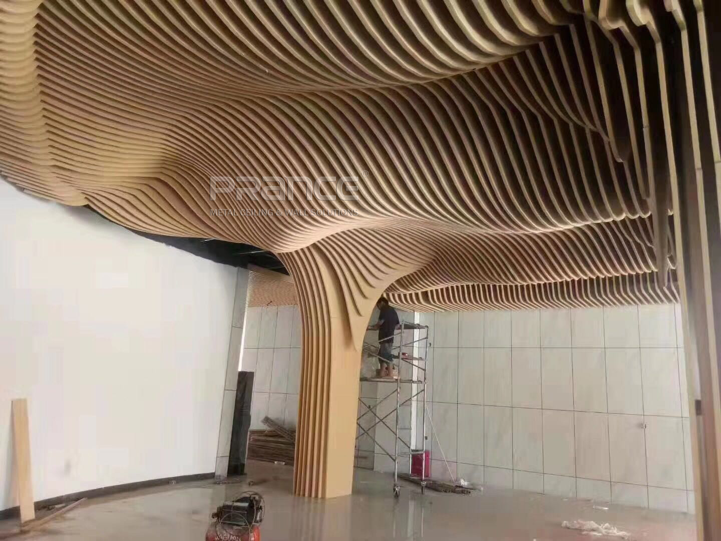 baffled ceiling