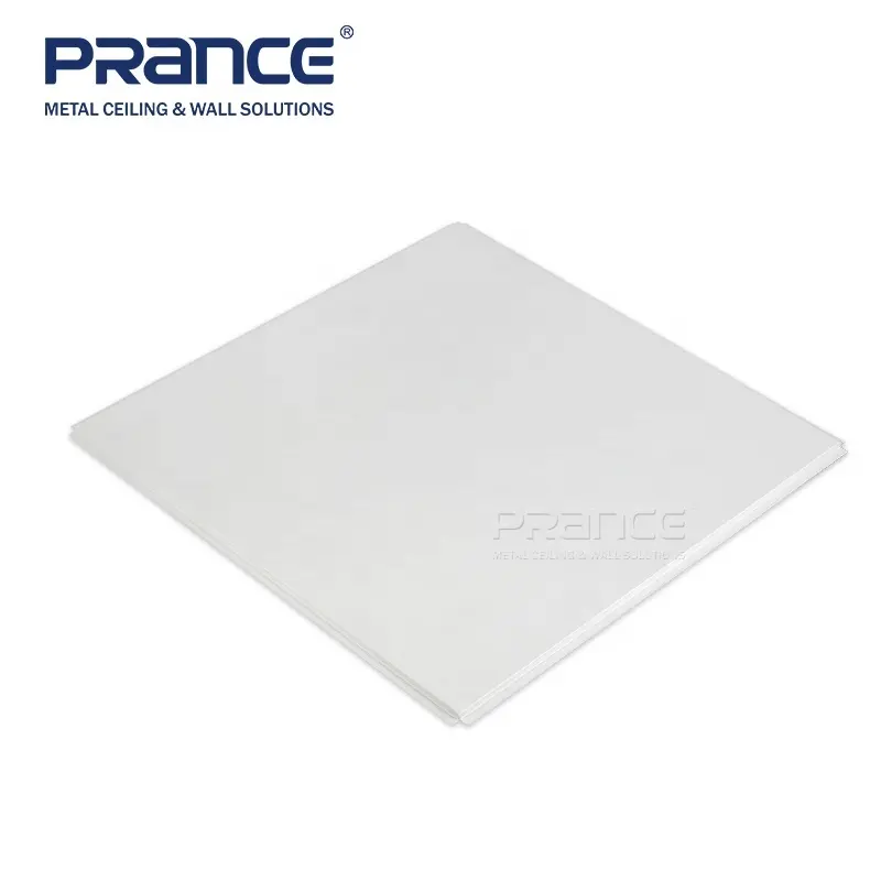 Panel Plafon Lay-in Aluminium Metrik Atau Sistem Britsh Ubin Plafon Perusahaan PRANCE 7