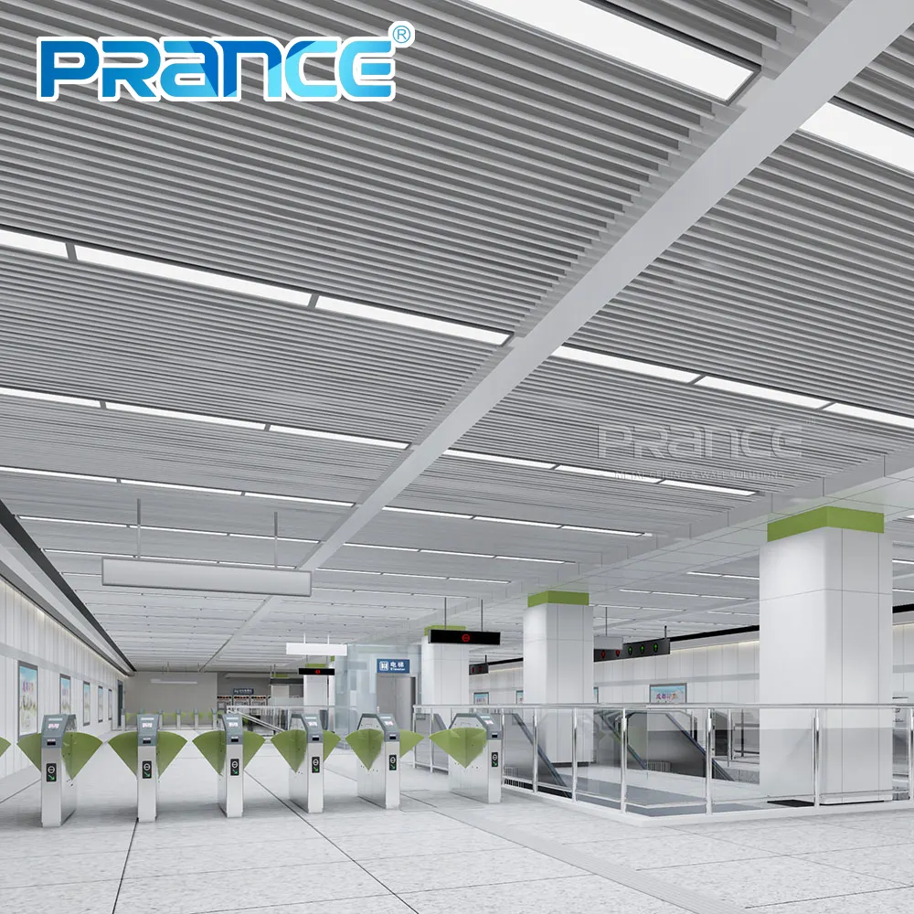 Aluminum Baffle Ceiling Online Technical Support Powder Coated PRANCE Brand Company 6