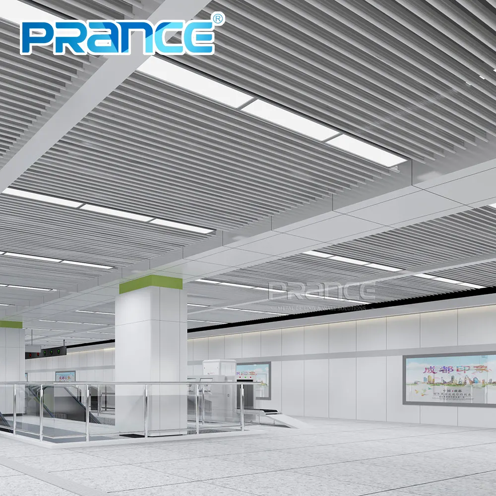 Aluminum Baffle Ceiling Online Technical Support Powder Coated PRANCE Brand Company 7