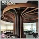 Panel Kurva Langit Panas 30-200 Mm Merk PRANCE 1