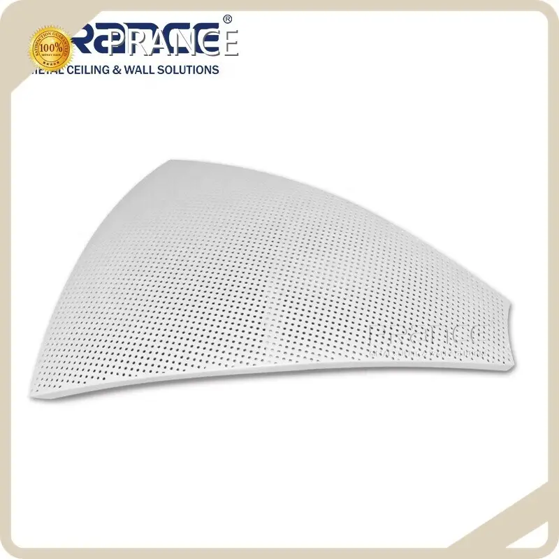 Panel Dinding Aluminium Dekoratif PRANCE Merek Dukungan Teknis Online 50Kgf.(490N.cm) Pembuatan Panel Padat Aluminium Hiperbolik 1