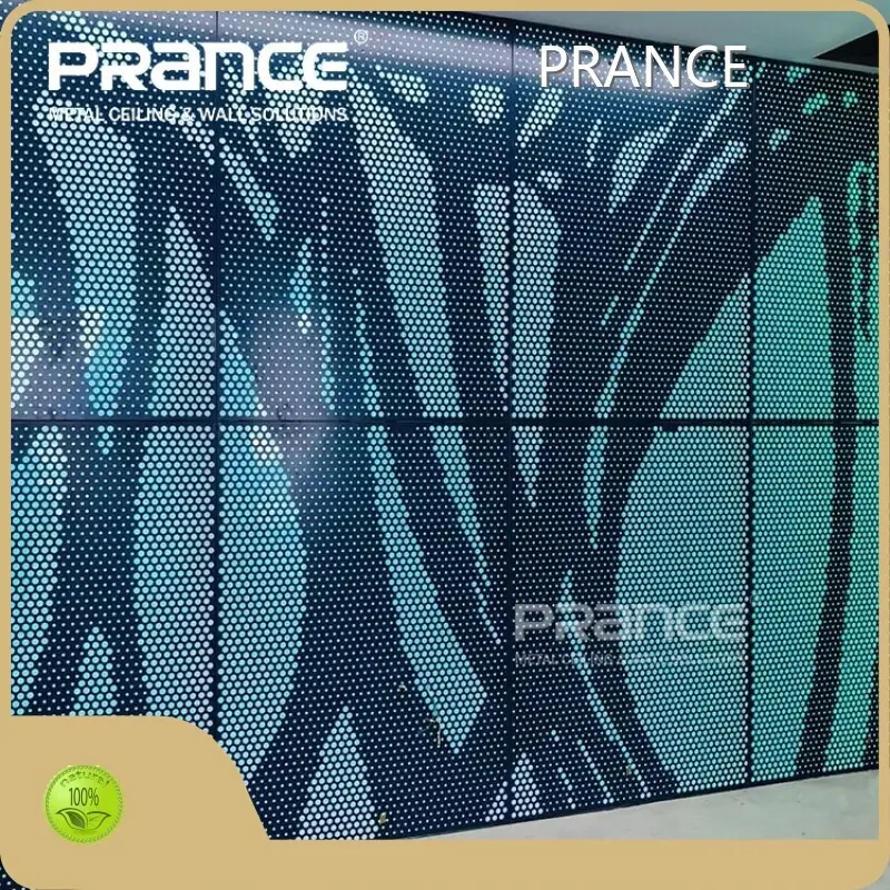 PRANCE Metal Perforated Panel Merk Modern Cross Cut Custom 1