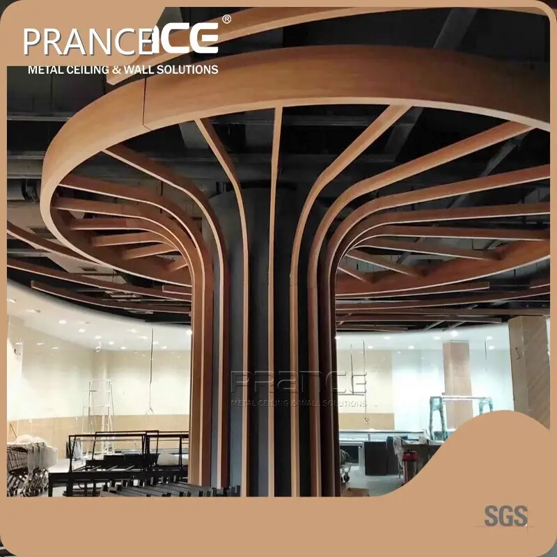 PRANCE Panel Plafon Melengkung Merk 30-200 Mm Pembuatan Lainnya 1