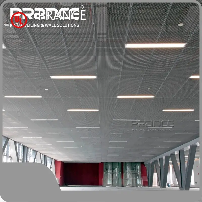 Pembuatan Panel Mesh Aluminium Merk PRANCE Memperkuat Rib 1