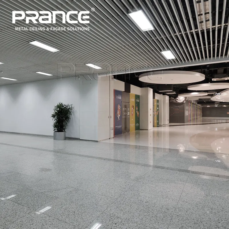 Plafon Metal Strip Aluminium Serat Kayu Terbaik Merk PRANCE 7