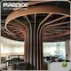 Panel Plafon Melengkung Kustom Aluminium Alloy PRANCE 1