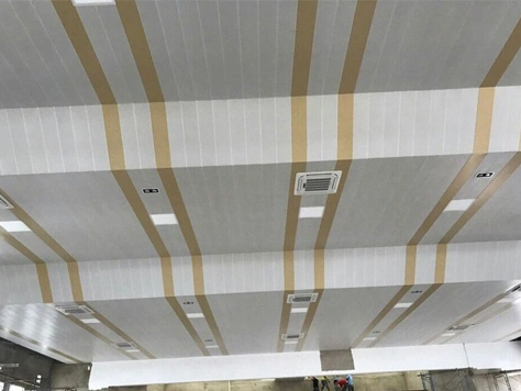 Trần bằng nhựa bằng nhôm tuyến tính