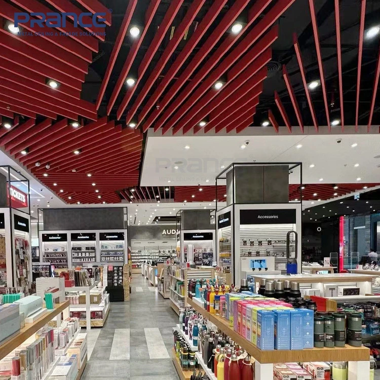 Panel plafon alumunium untuk mall 1