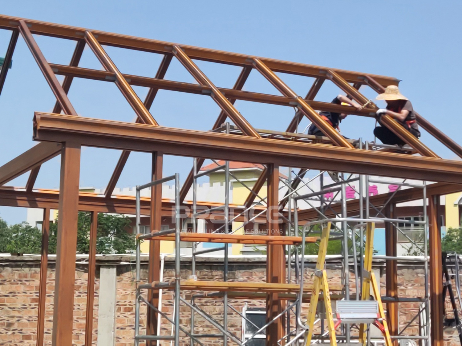 PRANCE' s Modular Aluminum Integrated House Under Assembly: Combines Corrosion Resistance <000000> Rapid Deployment 1