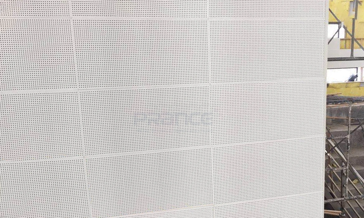 Metal ceiling perforated 1