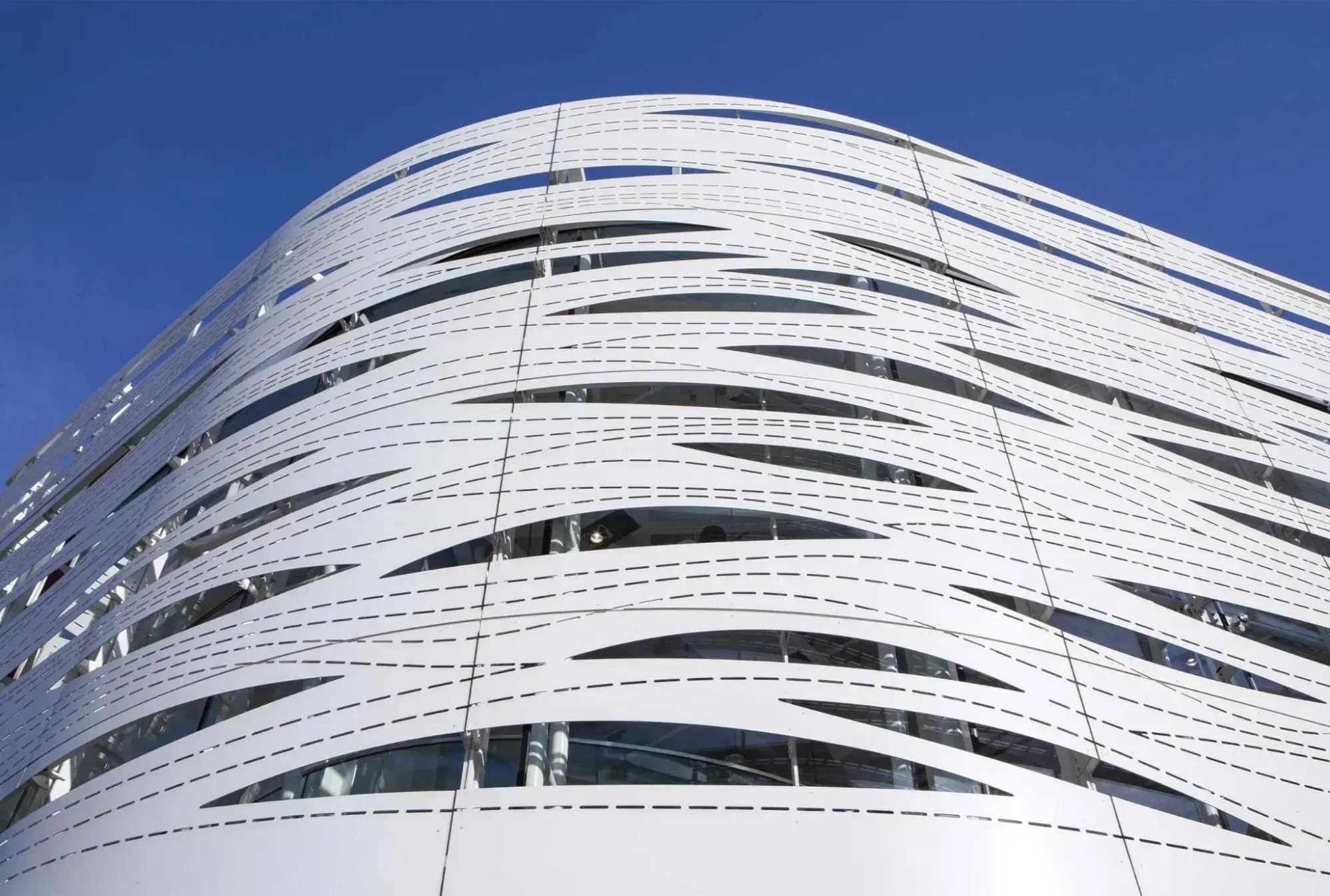 perforated metal screen wall
