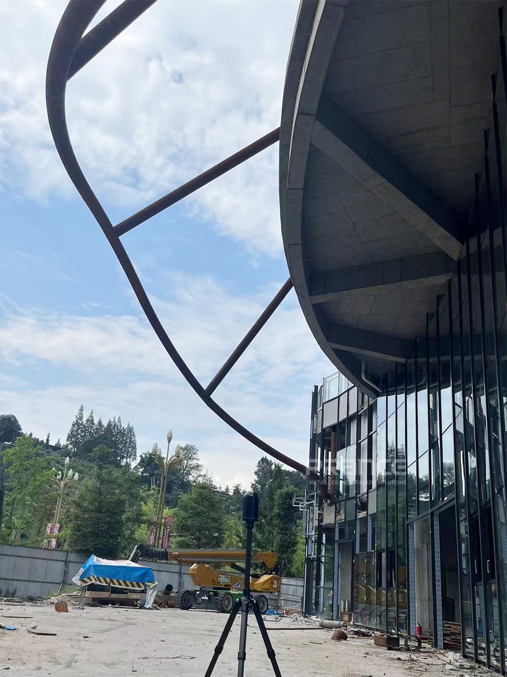 Yaan Mingshan Office Building Aluminum Canopy Project | PRANCE