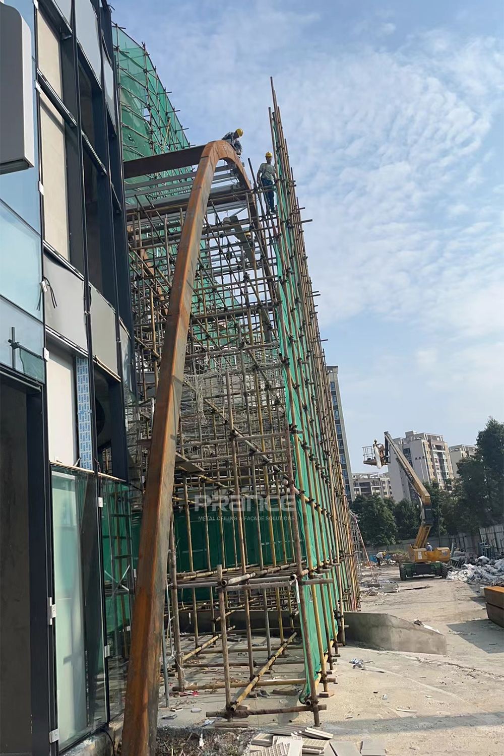 Yaan Mingshan Office Building Aluminum Canopy Project | PRANCE